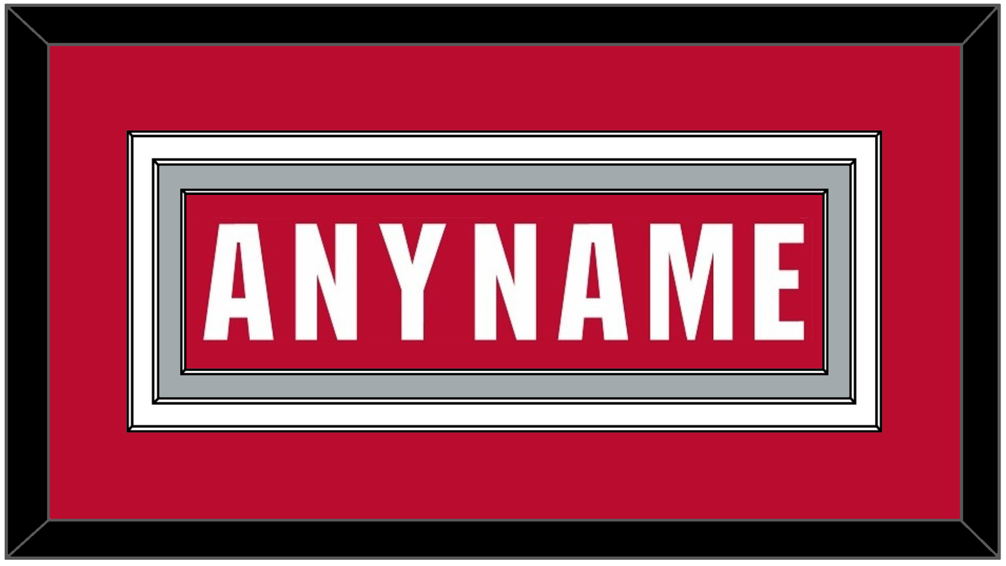 Ohio State Basketball Name - Road Red (2013-2014) - Premier Tier 2