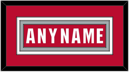 Ohio State Basketball Name - Road Red (2013-2014) - Premier Tier 2