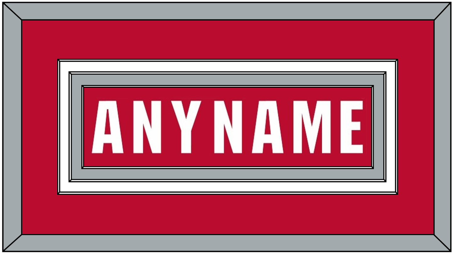 Ohio State Basketball Name - Road Red (2013-2014) - Premier Tier 2