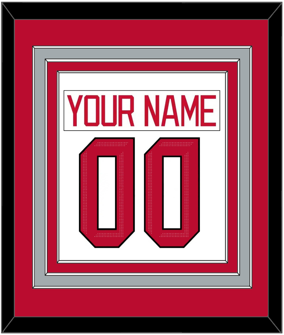 Ohio State Nameplate & Full-Size Number - Combined