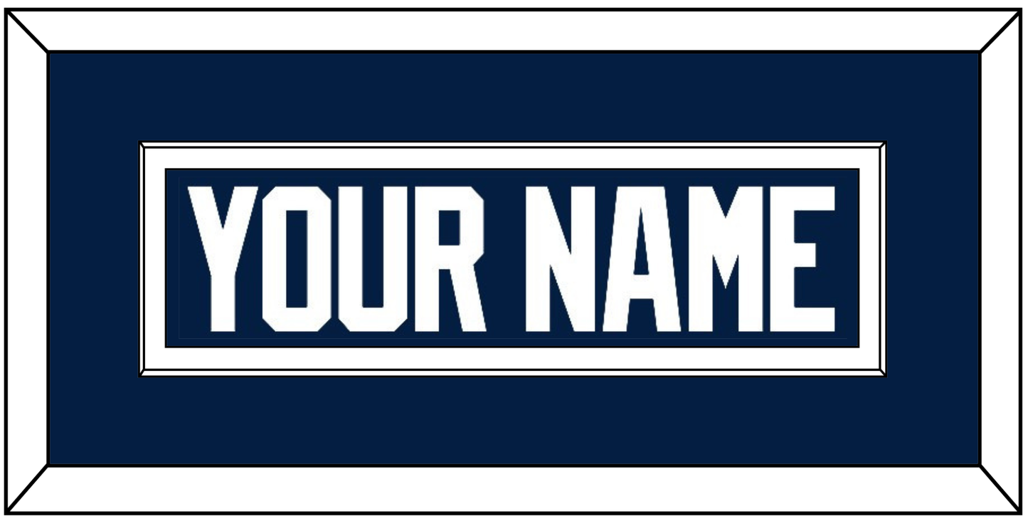 Penn State Hockey Nameplate - Home White - Essential Tier 1