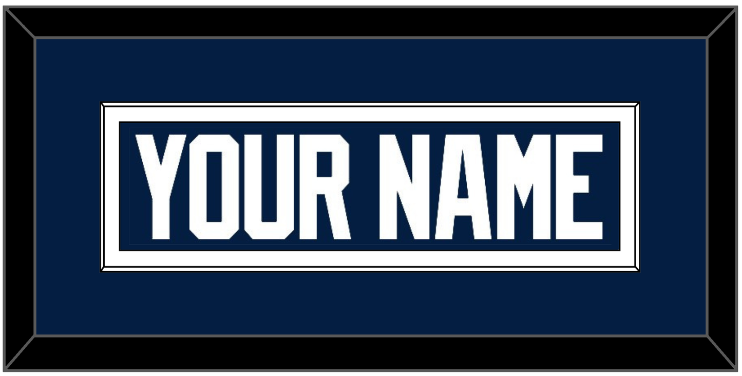 Penn State Hockey Nameplate - Home White - Essential Tier 1