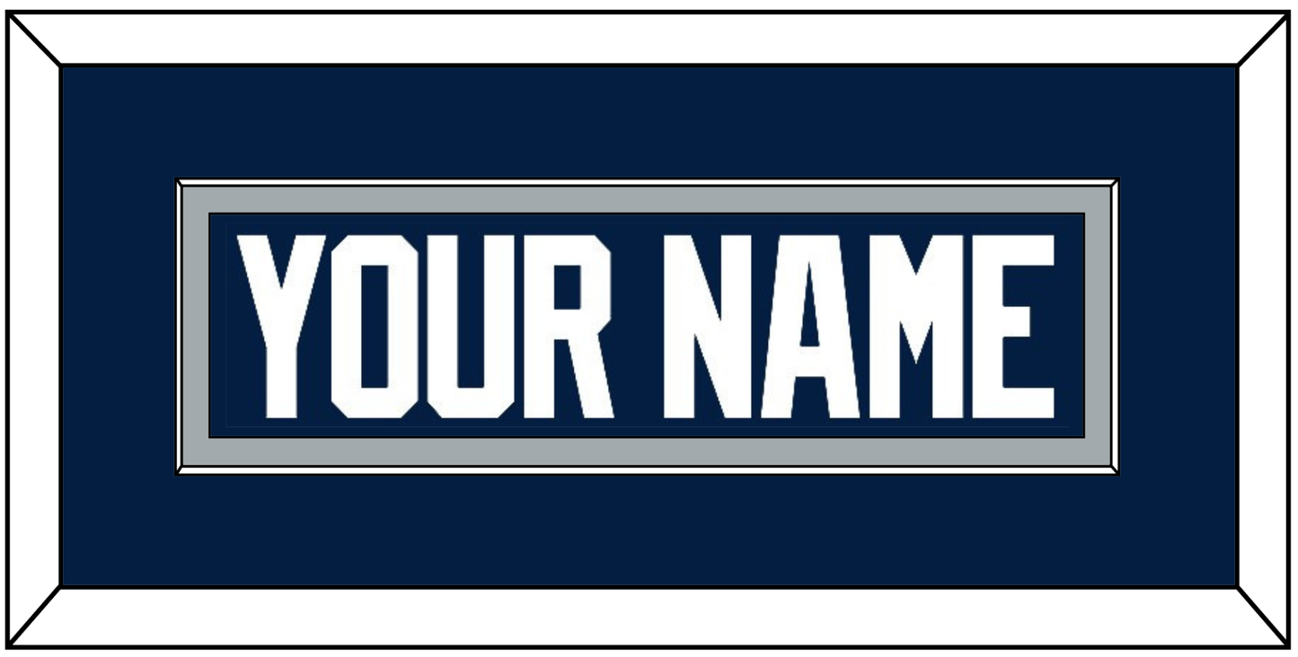 Penn State Hockey Nameplate - Alternate Gray - Essential Tier 2
