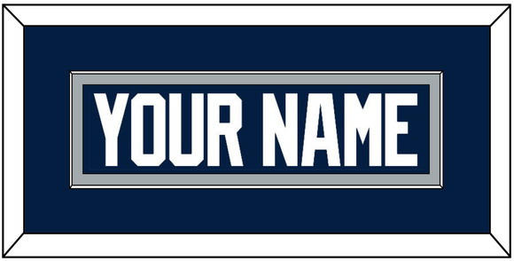 Penn State Hockey Nameplate - Alternate Gray - Single Mat 2