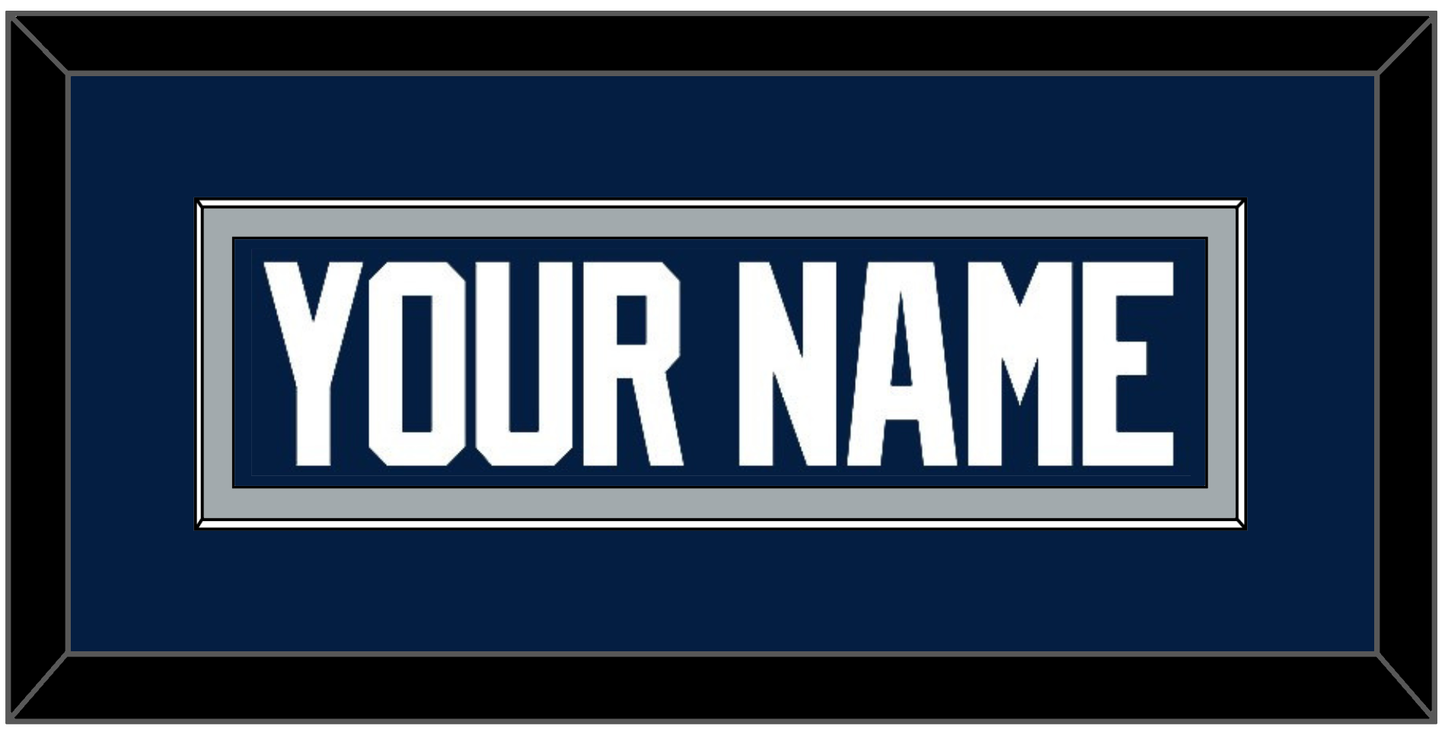 Penn State Hockey Nameplate - Alternate Gray - Essential Tier 2