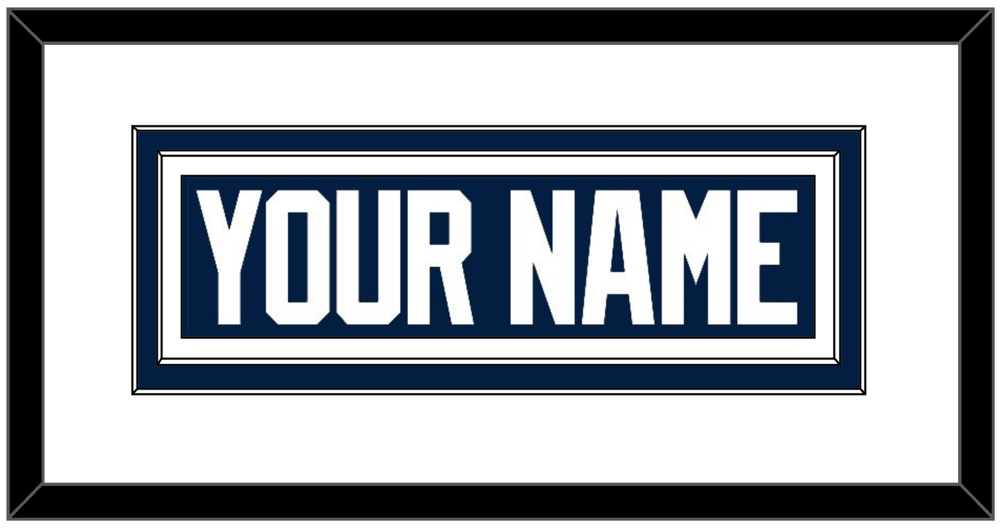 Penn State Hockey Nameplate - Home White - Signature Tier 1