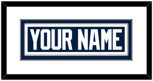 Penn State Hockey Nameplate - Home White - Double Mat 1