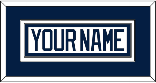 Penn State Hockey Nameplate - Road Blue - Signature Tier 1
