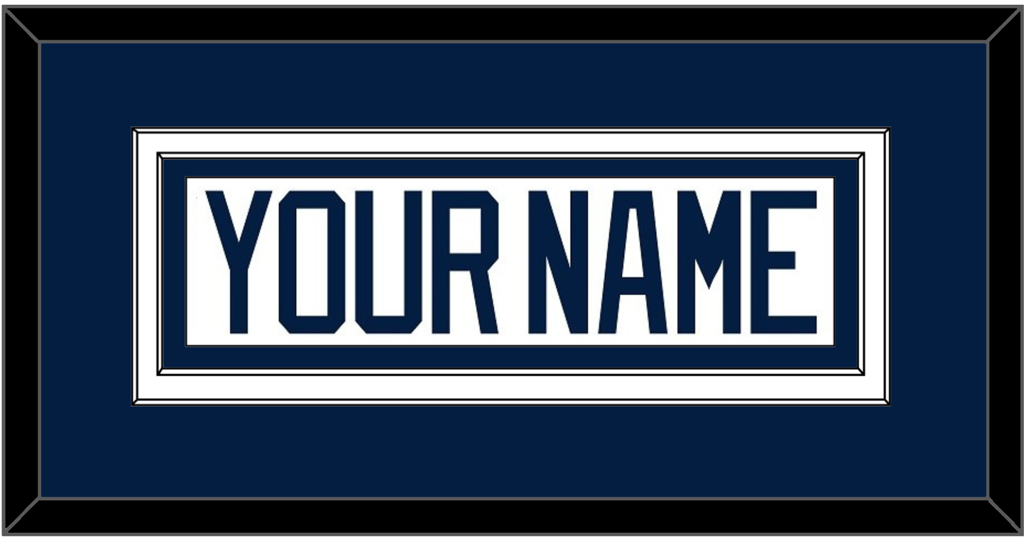 Penn State Hockey Nameplate - Road Blue - Signature Tier 1