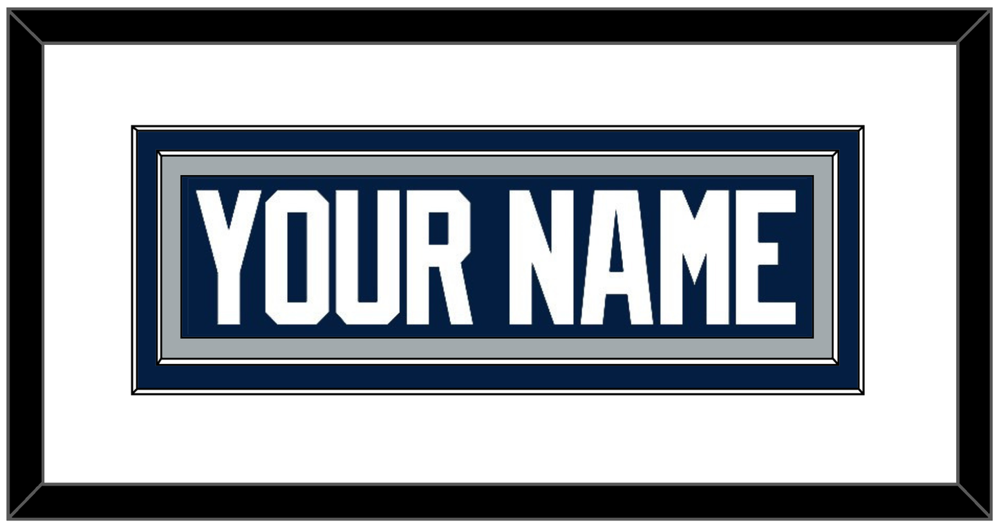 Penn State Hockey Nameplate - Alternate Gray - Signature Tier 1