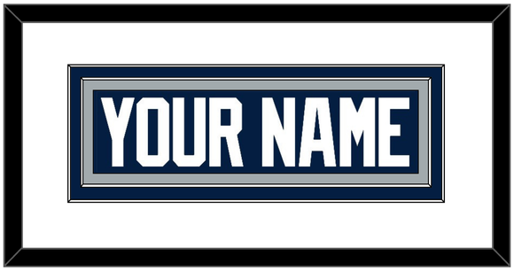 Penn State Hockey Nameplate - Alternate Gray - Double Mat 1