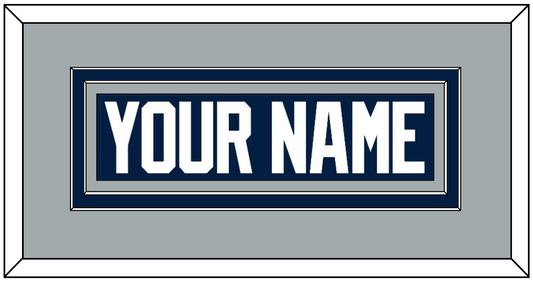 Penn State Hockey Nameplate - Alternate Gray - Signature Tier 2