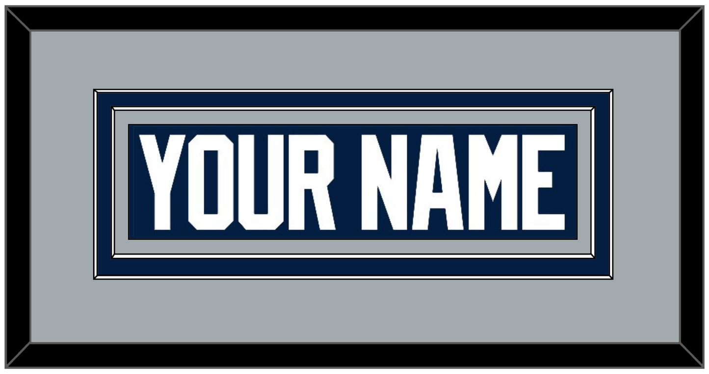 Penn State Hockey Nameplate - Alternate Gray - Signature Tier 2