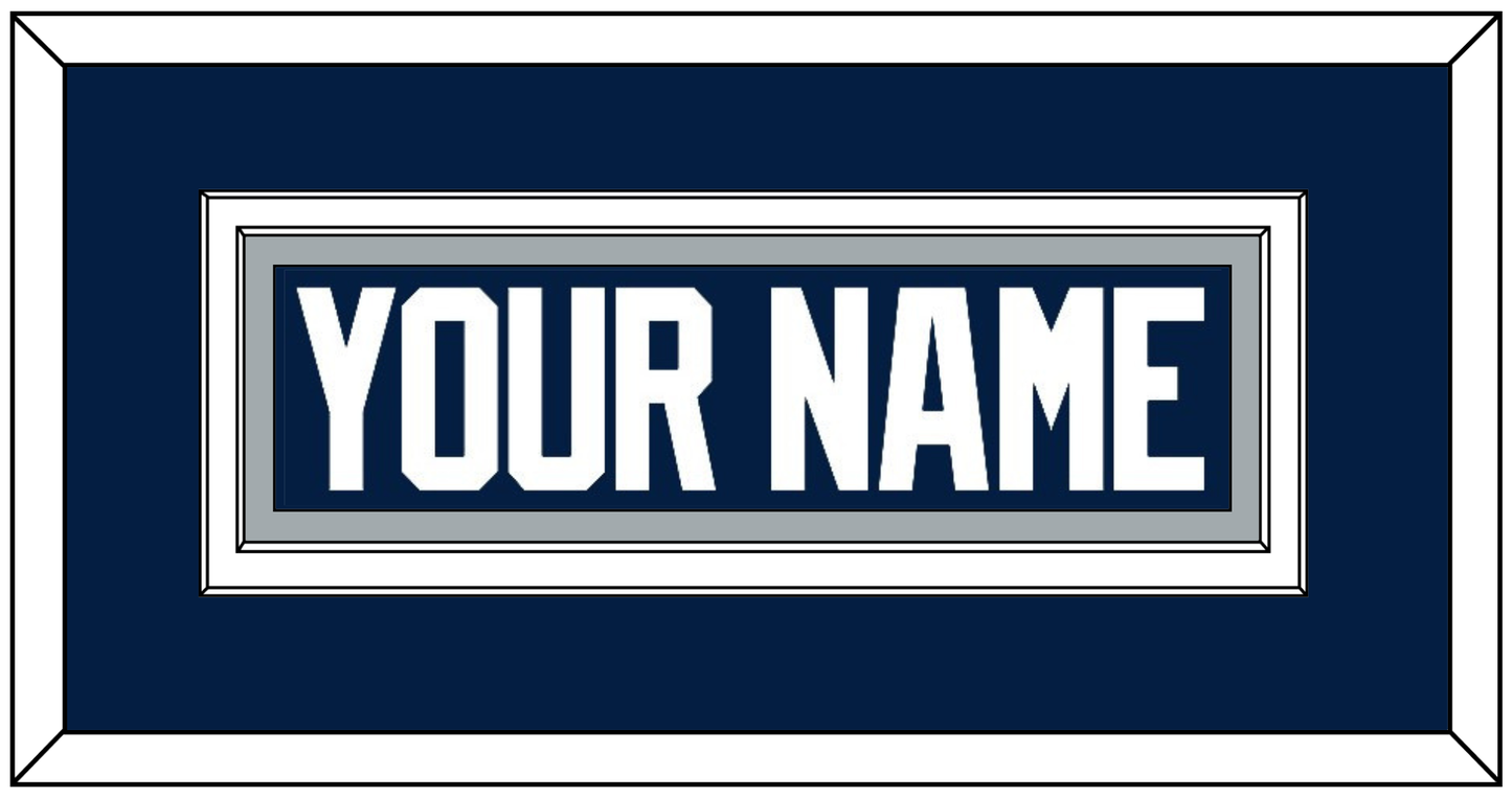Penn State Hockey Nameplate - Alternate Gray - Signature Tier 3