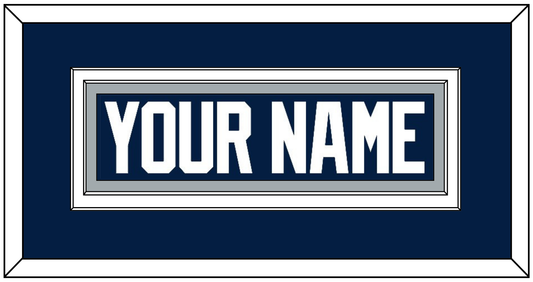Penn State Hockey Nameplate - Alternate Gray - Signature Tier 3