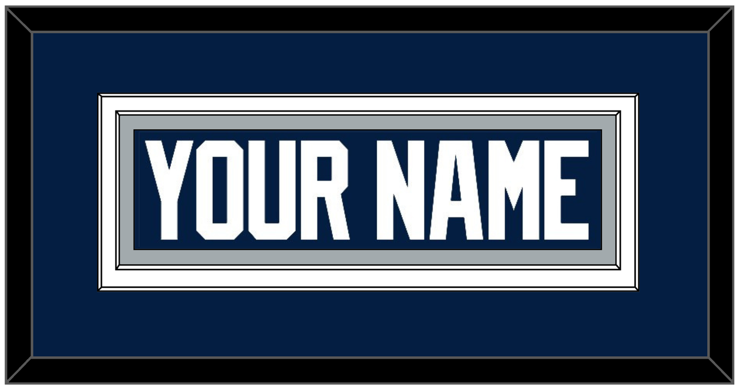 Penn State Hockey Nameplate - Alternate Gray - Signature Tier 3