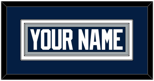 Penn State Hockey Nameplate - Alternate Gray - Signature Tier 3