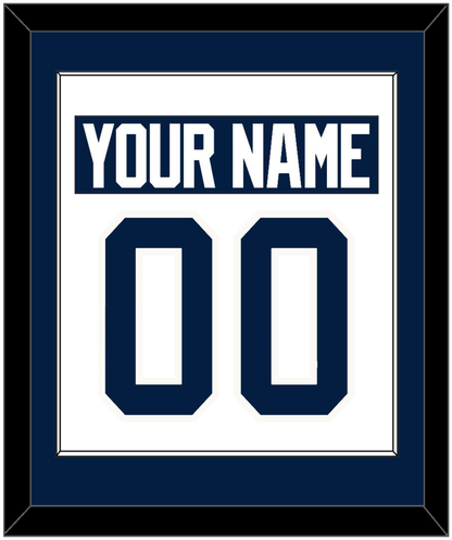 Penn State Nameplate & Number (Back) Combined - Home White - Essential Tier 1