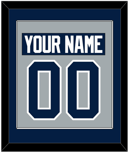 Penn State Nameplate & Number (Back) Combined - Alternate Gray - Essential Tier 2