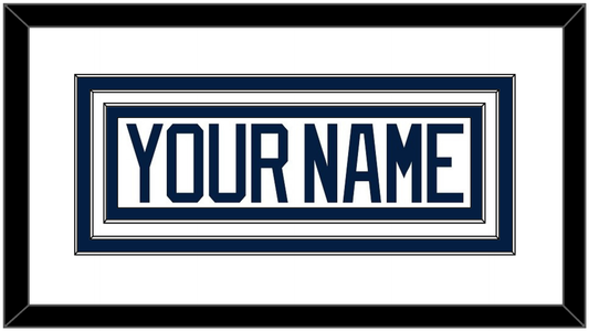 Penn State Hockey Nameplate - Road Blue - Premier Tier 1
