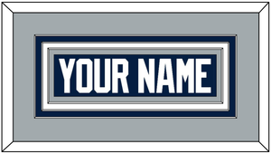 Penn State Hockey Nameplate - Alternate Gray - Triple Mat 1