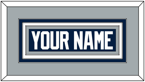 Penn State Hockey Nameplate - Alternate Gray - Triple Mat 1