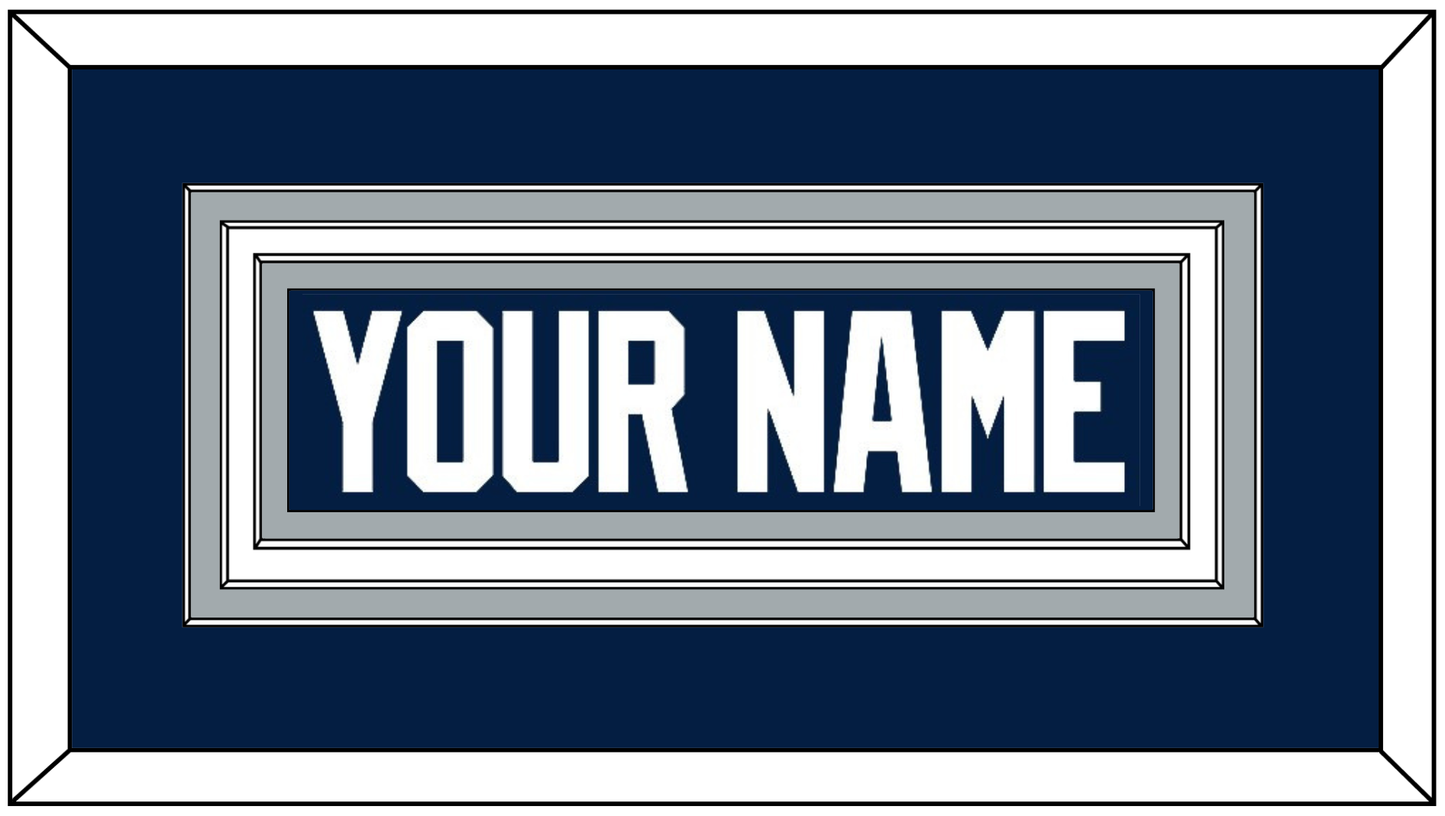 Penn State Hockey Nameplate - Alternate Gray - Premier Tier 2