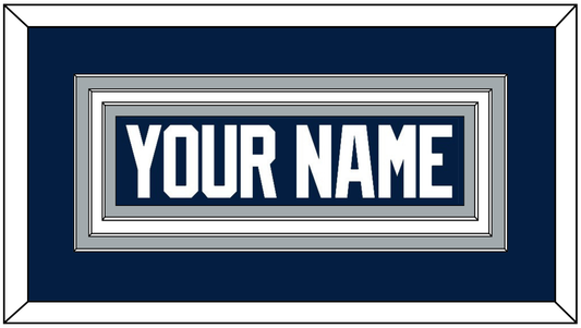 Penn State Hockey Nameplate - Alternate Gray - Premier Tier 2