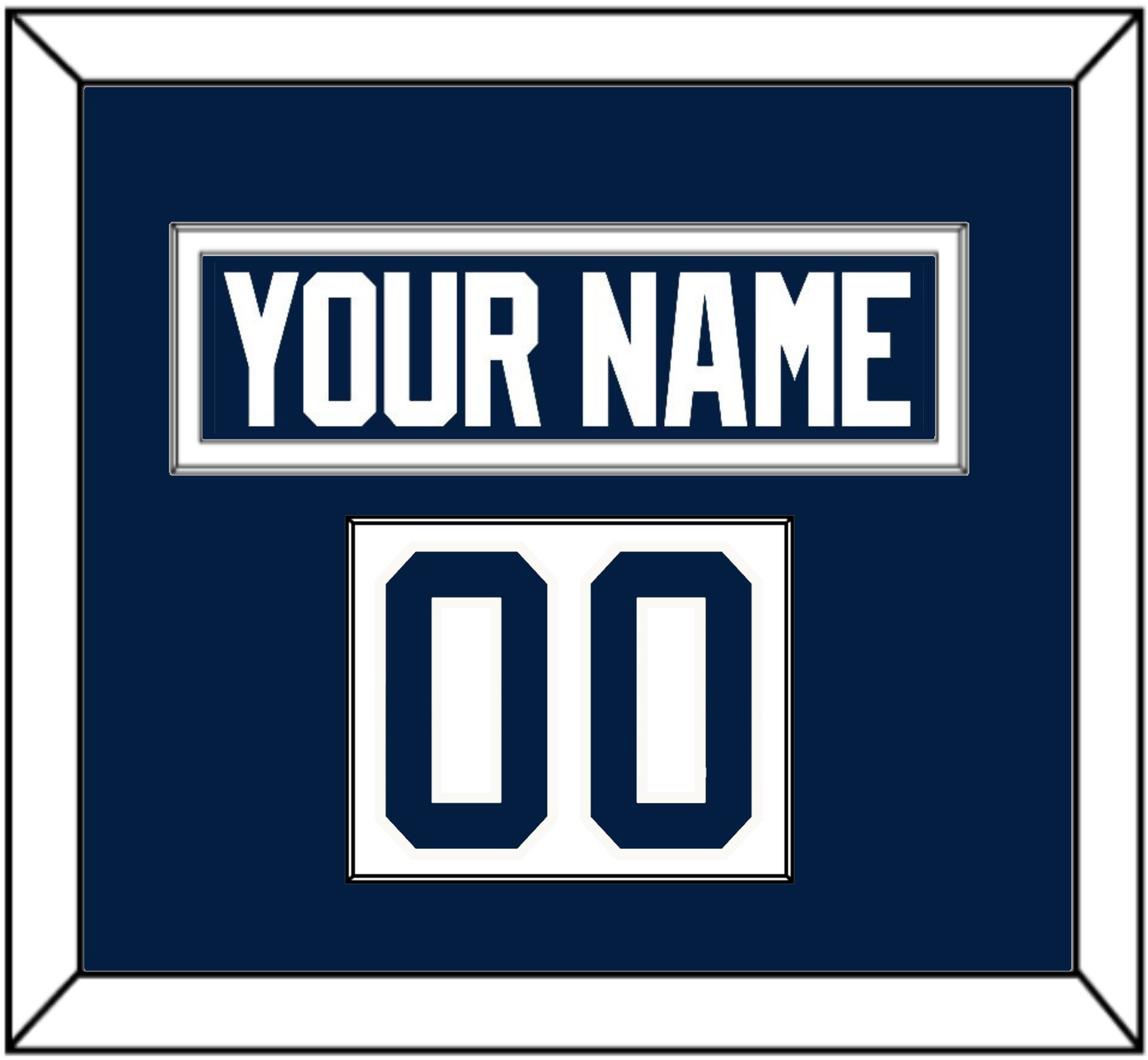 Penn State Hockey Nameplate & Number (Shoulder) - Home White - Essential Tier 1