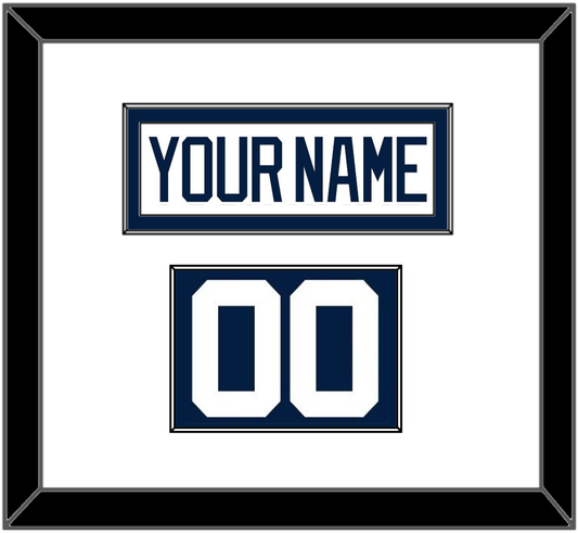 Penn State Hockey Nameplate & Number (Shoulder) - Road Blue - Essential Tier 1