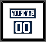 Penn State Hockey Nameplate & Number (Shoulder) - Road Blue - Single Mat 1