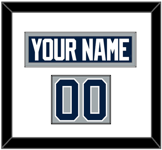 Penn State Hockey Nameplate & Number (Shoulder) - Alternate Gray - Essential Tier 1
