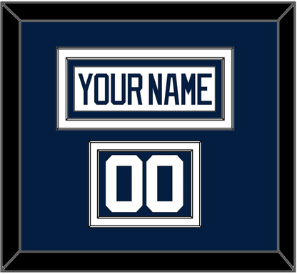 Penn State Hockey Nameplate & Number (Shoulder) - Road Blue - Signature Tier 1