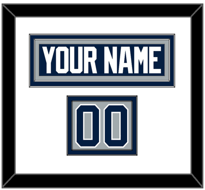 Penn State Hockey Nameplate & Number (Shoulder) - Alternate Gray - Signature Tier 1