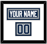 Penn State Hockey Nameplate & Number (Shoulder) - Alternate Gray - Double Mat 1