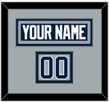 Penn State Hockey Nameplate & Number (Shoulder) - Alternate Gray - Double Mat 2