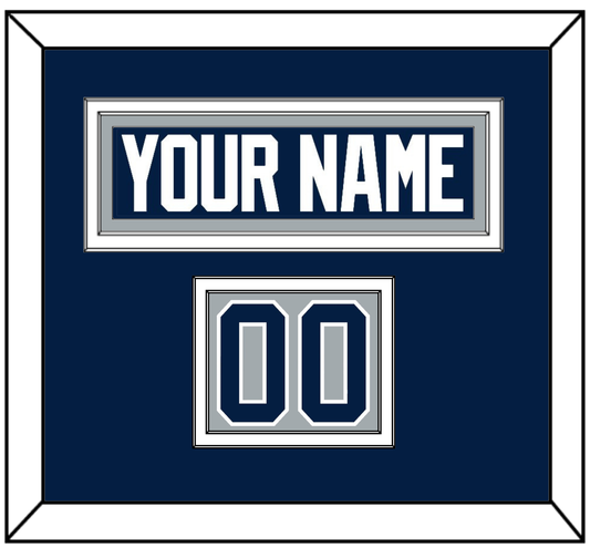 Penn State Hockey Nameplate & Number (Shoulder) - Alternate Gray - Signature Tier 3