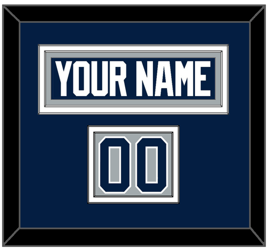 Penn State Hockey Nameplate & Number (Shoulder) - Alternate Gray - Signature Tier 3