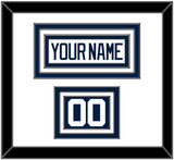 Penn State Hockey Nameplate & Number (Shoulder) - Road Blue - Triple Mat 1