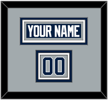 Penn State Hockey Nameplate & Number (Shoulder) - Alternate Gray - Premier Tier 1