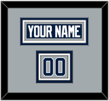 Penn State Hockey Nameplate & Number (Shoulder) - Alternate Gray - Triple Mat 1