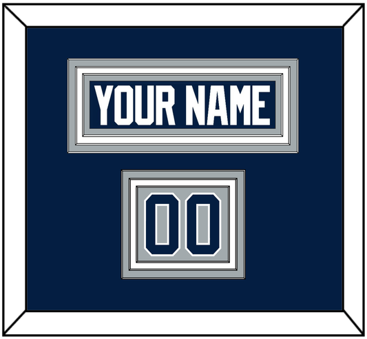 Penn State Hockey Nameplate & Number (Shoulder) - Alternate Gray - Premier Tier 2