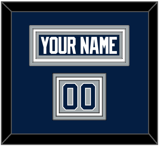 Penn State Hockey Nameplate & Number (Shoulder) - Alternate Gray - Premier Tier 2