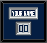 Penn State Hockey Nameplate & Number (Shoulder) - Alternate Gray - Triple Mat 2
