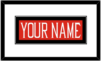 Texas Tech Baseball Nameplate - Alternate Red (2018-2019) - Essential Tier 1