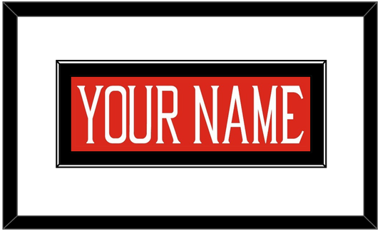 Texas Tech Baseball Nameplate - Alternate Red (2018-2019) - Essential Tier 1