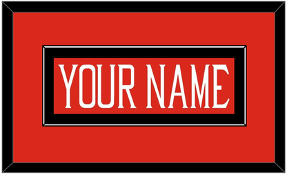 Texas Tech Baseball Nameplate - Alternate Red (2018-2019) - Essential Tier 2