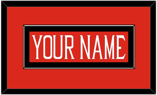 Texas Tech Baseball Nameplate - Alternate Red (2018-2019) - Essential Tier 2