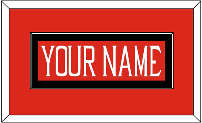 Texas Tech Baseball Nameplate - Alternate Red (2018-2019) - Essential Tier 2