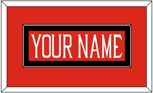 Texas Tech Baseball Nameplate - Alternate Red (2018-2019) - Essential Tier 2
